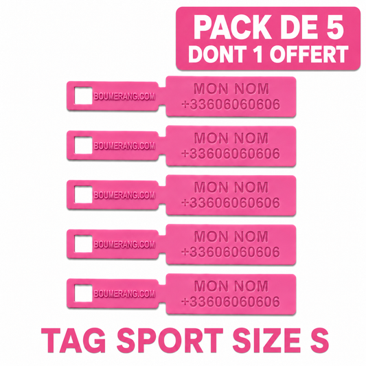 Pack of 5 tags (S)