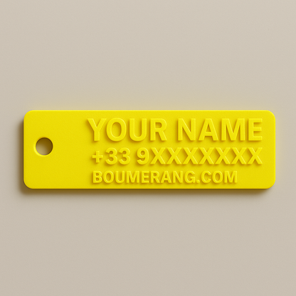 Regulatory Rectangle Tag (110)