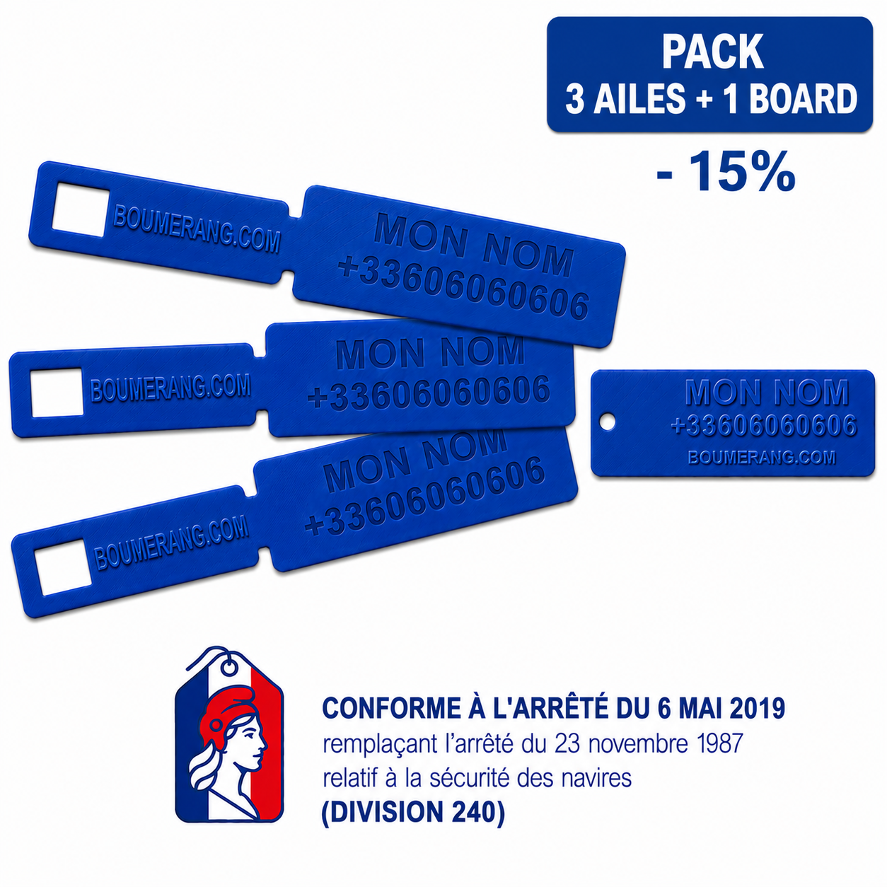 Pack 3 Ailes 1 Board Réglementaires